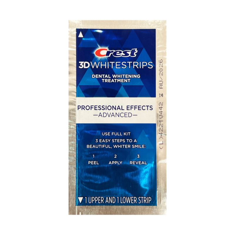 CREST 3D WHITESTRIPS PROFESSIONAL EFFECTS ADVANCED LEVELE 20 1piéce