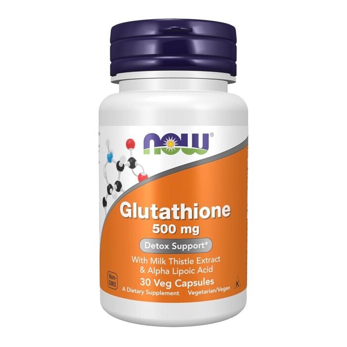 NOW FOODS | GLUTATHIONE 500 MG 30 veg capsules Detox Support