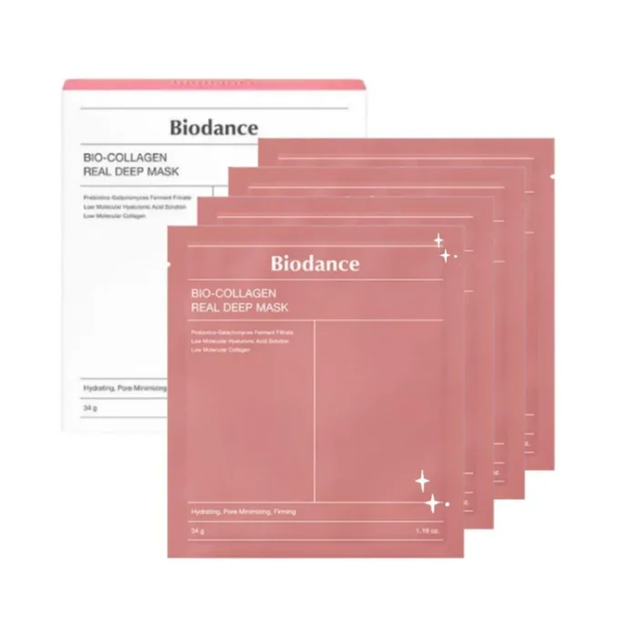 BIODANCE Bio-Collagen Real Deep Mask PACK DE 4