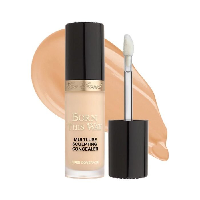 Too Faced Born This Way Super Coverage Multi-Use Concealer – Anti-cernes – Light Beige