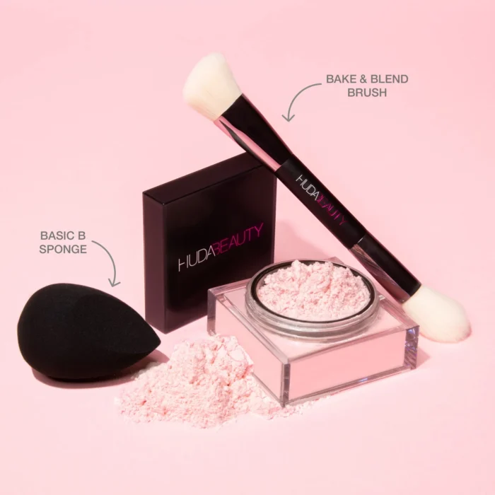 HUDA BEAUTY Easy Bake Loose Baking & Setting Powder – Poudre Libre – CHERRY BLOSSOM CAKE – Image 2