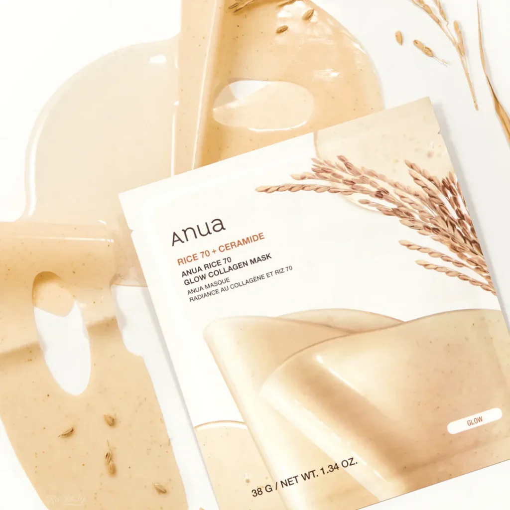 ANUA - Rice 70 + Ceramide Glow Collagen Mask