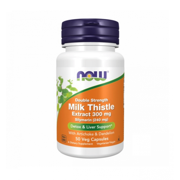 NOW MILK THISTLE  300mg 50 veg capsules