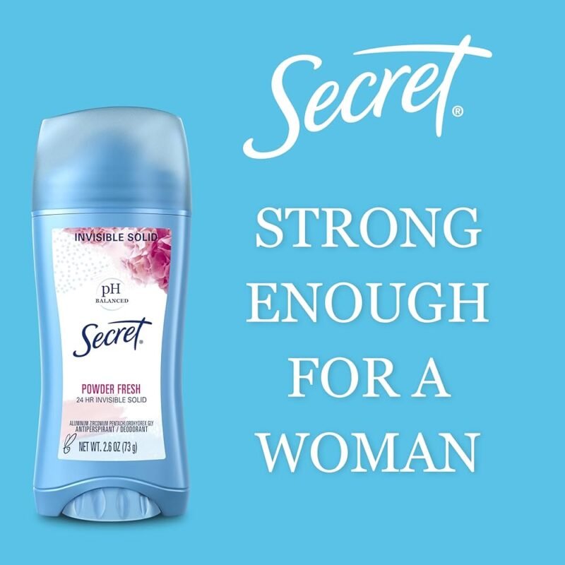 SECRET Déodorant solide invisible original POUDRE FRAÎCHE 75G5