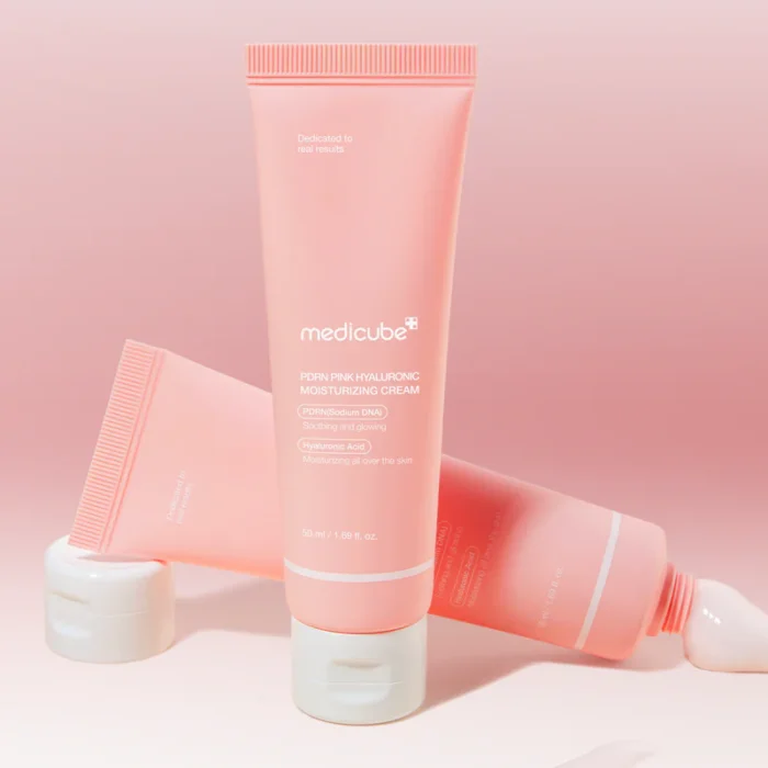 Medicube PDRN PINK HYALURONIC MOISTURIZING CREAM 50 ML – Image 4