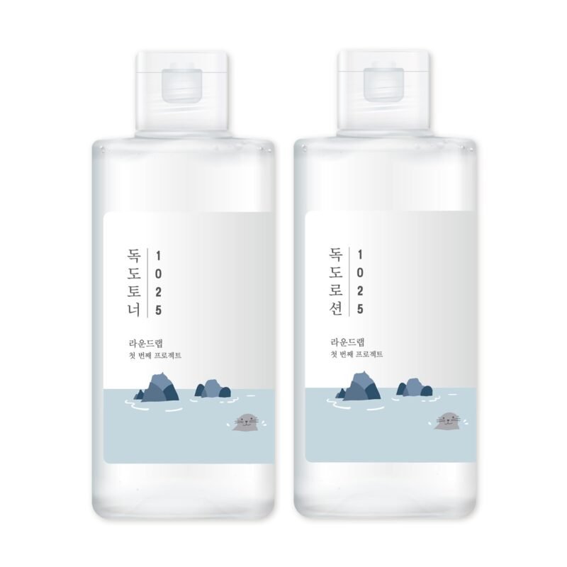 ROUND LAB Dokdo Toner 200 ml + Dokdo Lotion 200ml Set