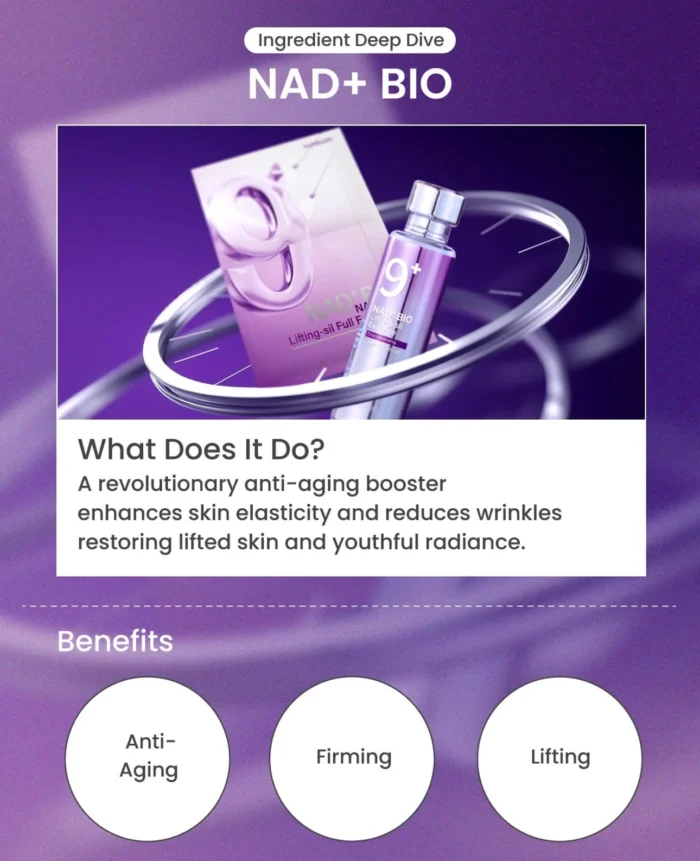 NUMBUZIN NO.9 NAD BIO LIFTING FULL COVER FACIAL MASK 1U – Image 5