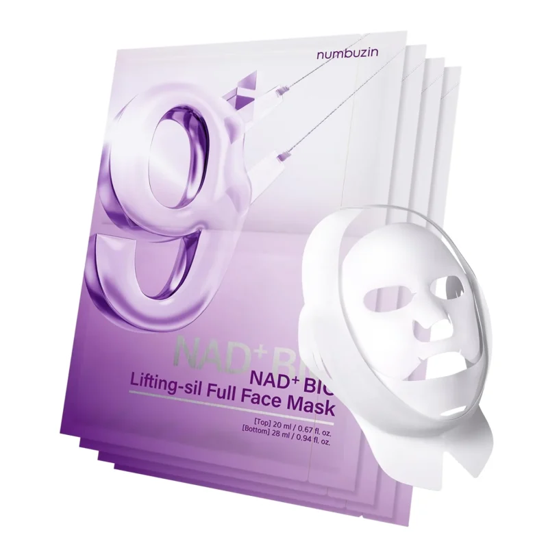 NUMBUZIN NO.9 NAD BIO LIFTING FULL COVER FACIAL MASK 4EA