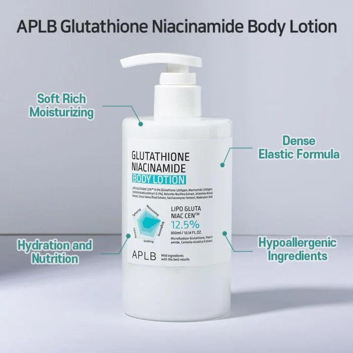 APLB Glutathione Niacinamide Body lotion 300ml – Image 4