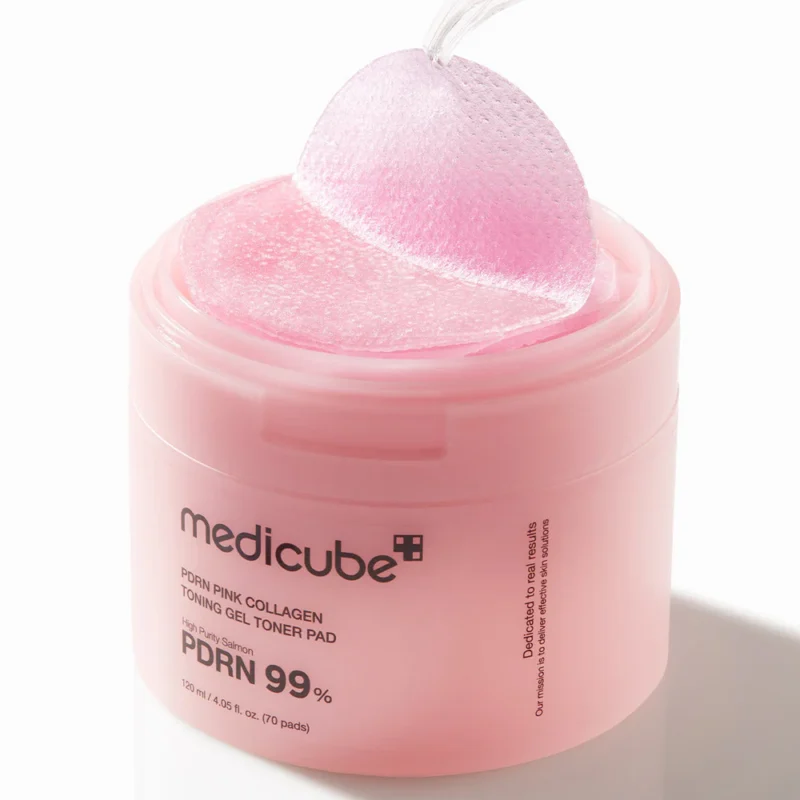 Medicube PDRN Pink Collagen Toning Gel Toner Pads 120ml/70pads