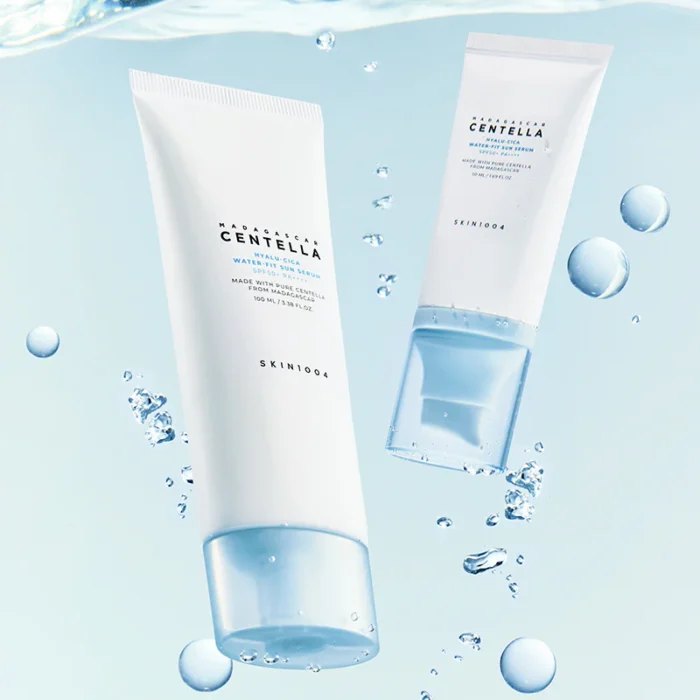 Skin1004  Madagascar Centella Hyalu-Cica Water-Fit Sun Serum SPF50+ 100ml – Image 3