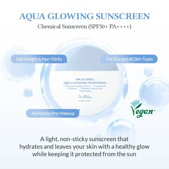 Dr.Althea Aqua Glowing Sunscreen - 45ml – Image 4
