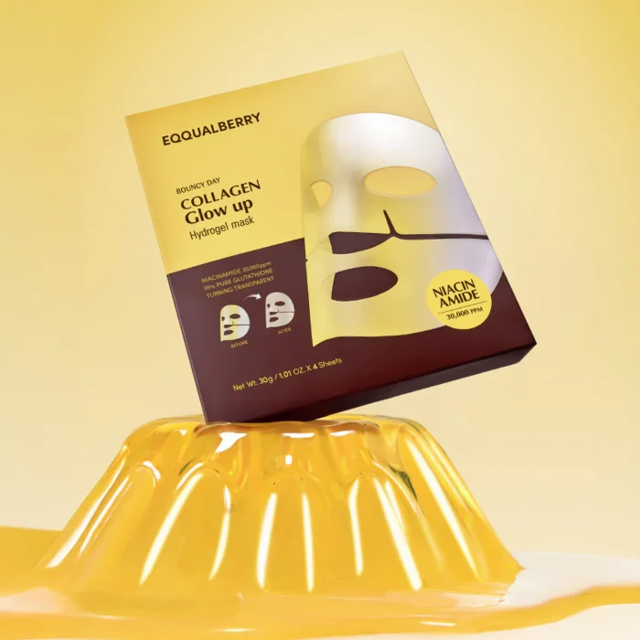 EQQUALBERRY - Collagen Glow Up Hydrogel Mask – Image 7