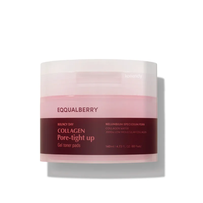 EQQUALBERRY Collagen Pore-Tight Up Gel Toner Pads 140ml