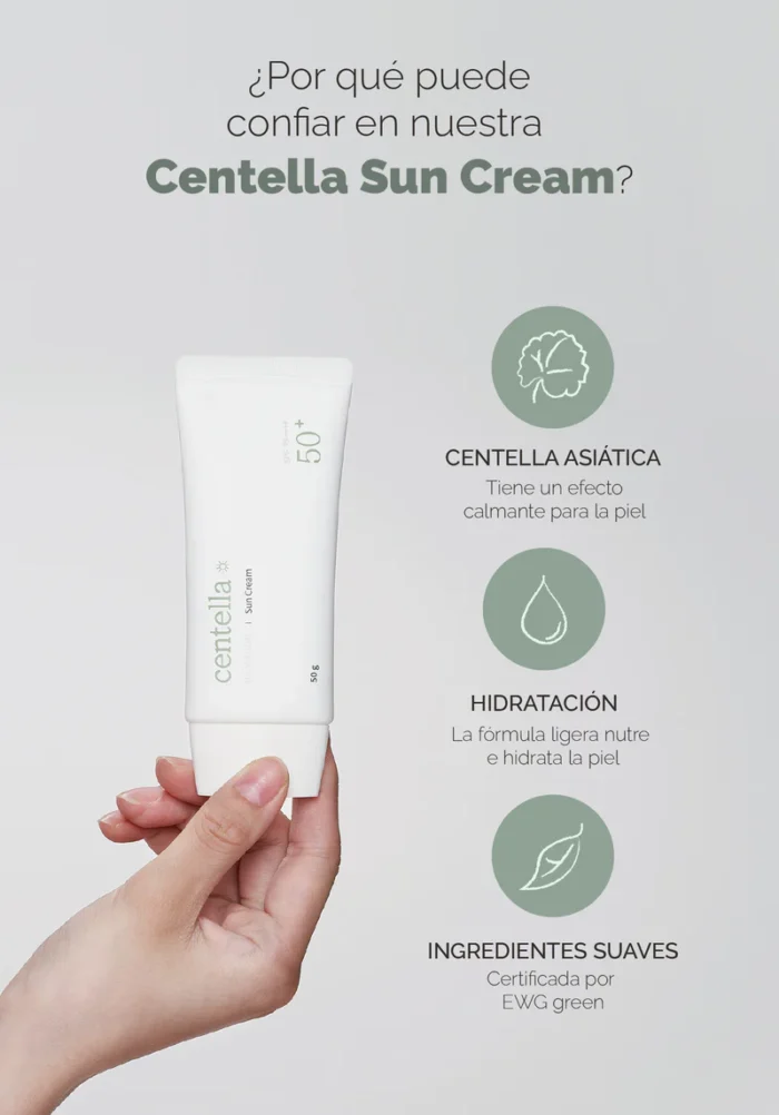 MIXSOON Centella Sun Cream SPF50+ PA++++, 50G – Image 2