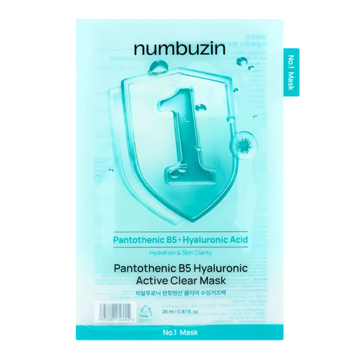 numbuzin - No. 1 Pantothenic B5 Hyaluronic Active Clear Mask