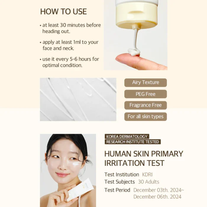 mixsoon Bean Sun Serum SPF50+ PA++++ 50ml – Image 5