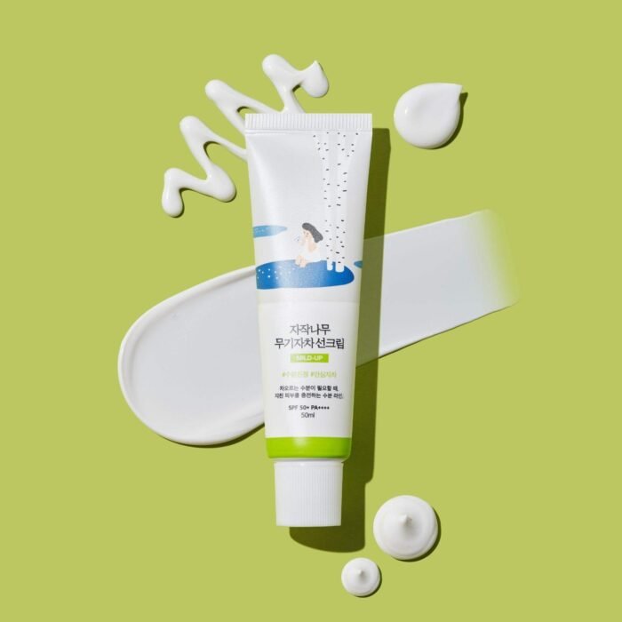 ROUND LAB Birch Moisturizing Mild-Up Sunscreen SPF 50+, PA++++ – Image 5