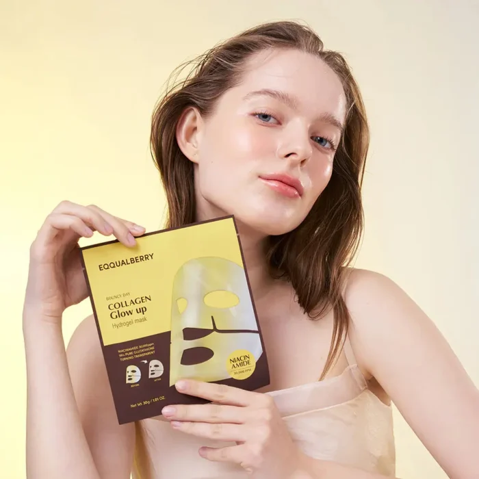 EQQUALBERRY - Collagen Glow Up Hydrogel Mask – Image 3