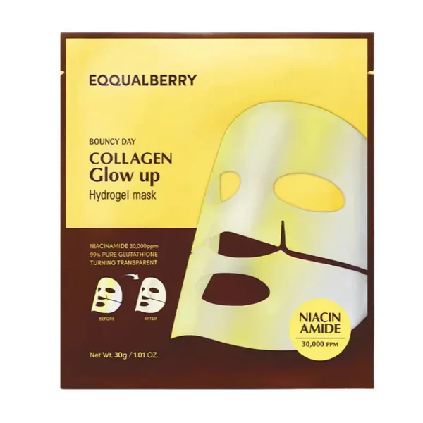 EQQUALBERRY - Collagen Glow Up Hydrogel Mask