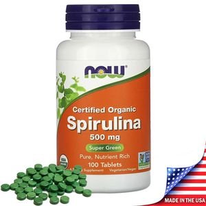Now Foods Spirulina 500mg 100 tablets