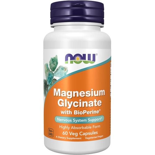 Now Foods, Magnesium Glycinate, 60 veg capsules
