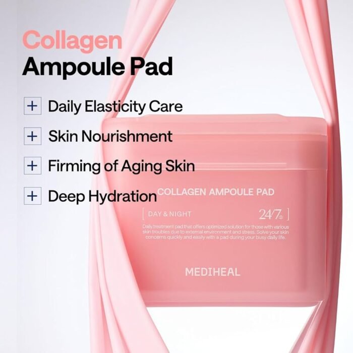 Mediheal Collagen Ampoule Pad 100 Pads – Image 7