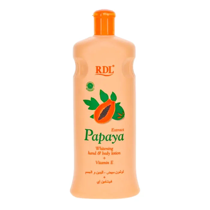 Rdl Papaya Whitening Hand & Body Lotion - 600ml