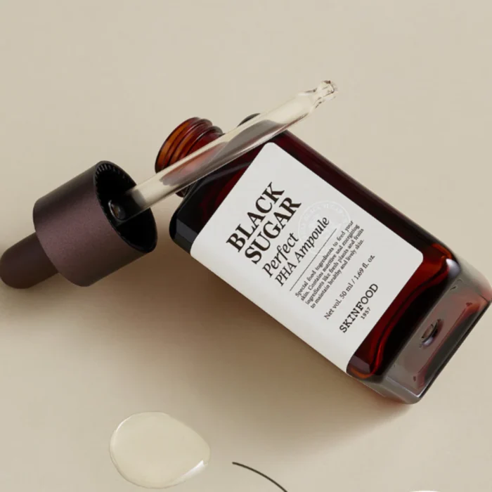 SKINFOOD Black Sugar Perfect PHA Ampoule 50ml – Image 3
