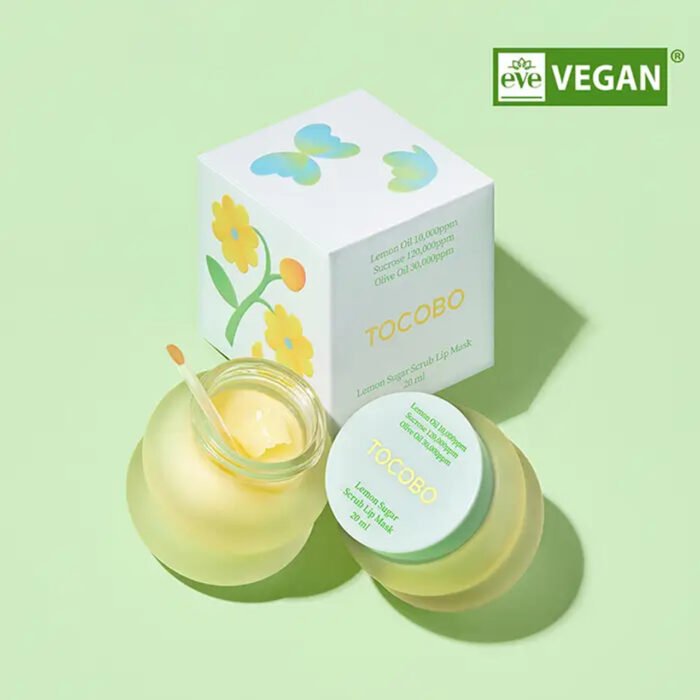 TOCOBO Lemon Sugar Lip Mask 20ml – Image 7
