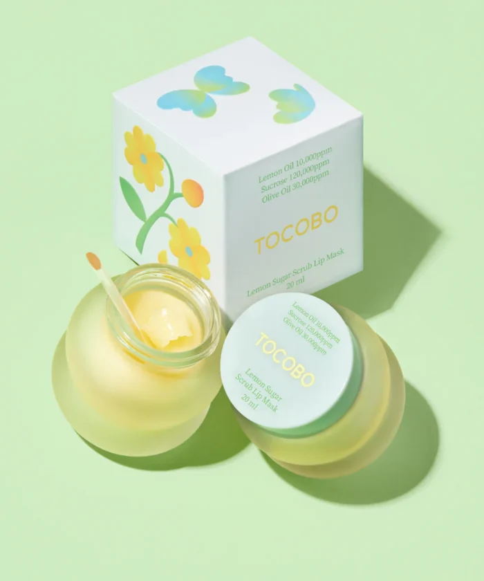 TOCOBO Lemon Sugar Lip Mask 20ml – Image 8