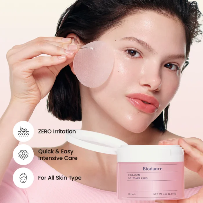 BIODANCE Collagen Gel Toner Pads (60 pads) – Image 2