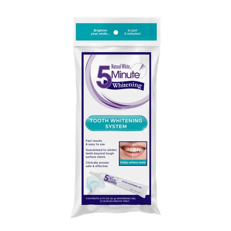 NATURAL WHITE BEST TEETH WHITENING - NO BLUE LIGHT NEEDED, 5-MINUTE FAST SPEED