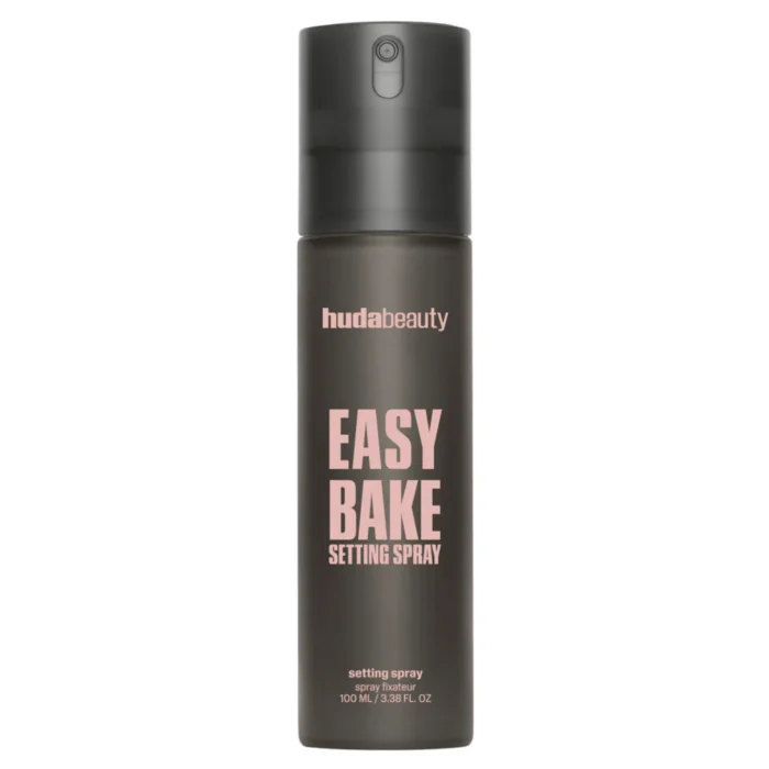HUDA BEAUTY Easy Bake Setting Spray – Spray fixateur maquillage tenue 16h 100ML