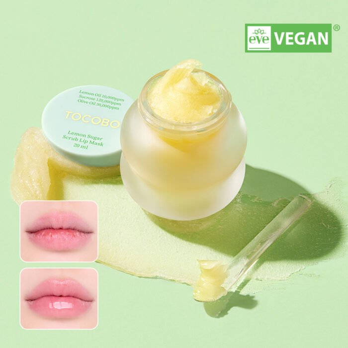 TOCOBO Lemon Sugar Lip Mask 20ml – Image 2