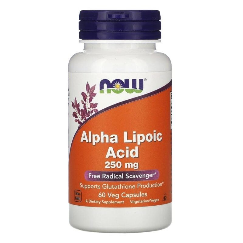NOW FOODS Alpha Lipoic Acid 250 mg 60 Veg Capsules