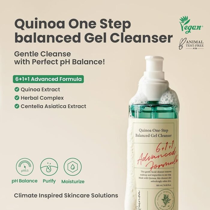 AXIS-Y Quinoa One Step Balanced Gel Cleanser  180 ml – Image 3