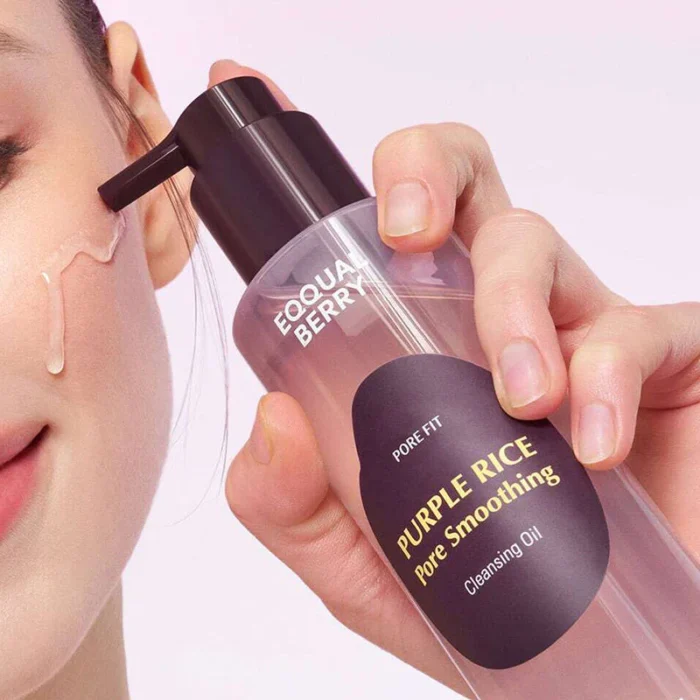 Eqqualberry Purple Rice Pore Smoothing Cleansing Oil – Image 3