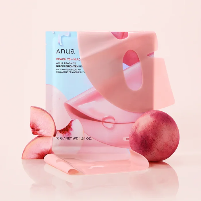 ANUA Peach 70 Niacin Brightening Collagen Mask – Image 3