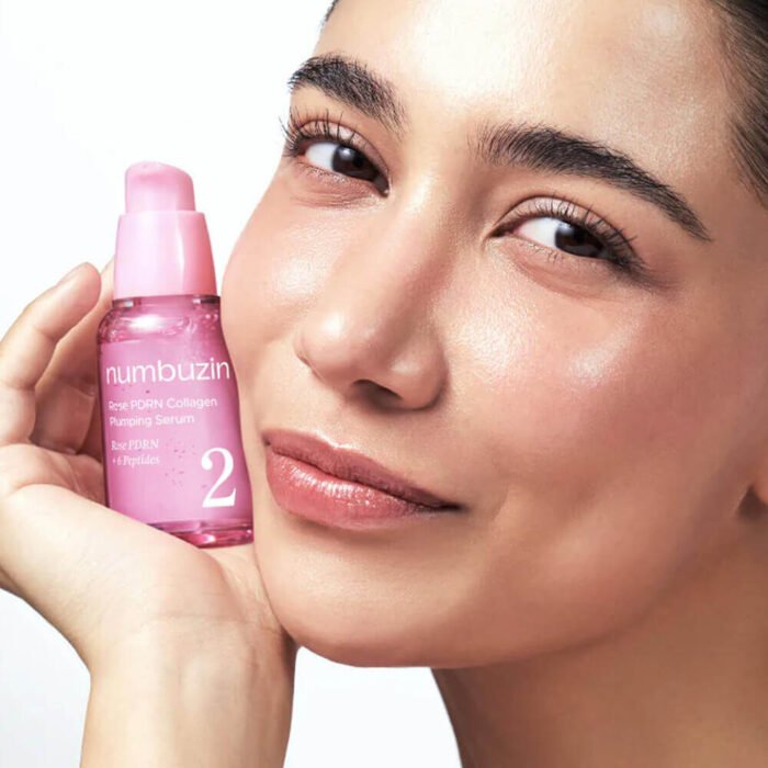 Numbuzin No.2 Rose PDRN Collagen Plumping Serum 30ml – Image 3