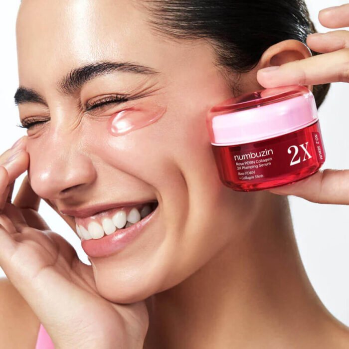 Numbuzin No.2 Rose PDRN Collagen 2X Plumping Serum 30ml – Image 2