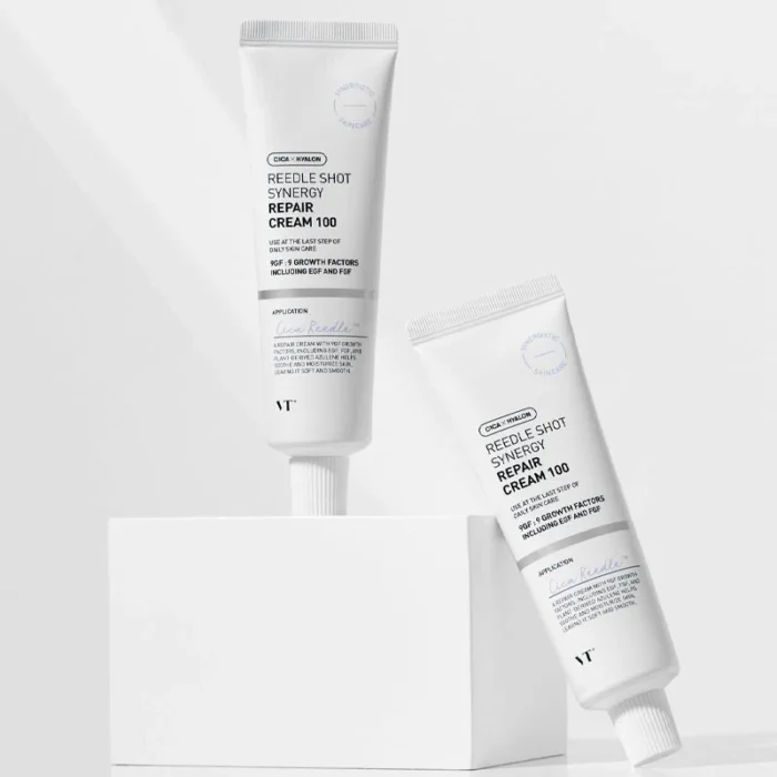 VT COSMETICS Reedle Shot Synergy Repair Cream 100 50ml – Image 3