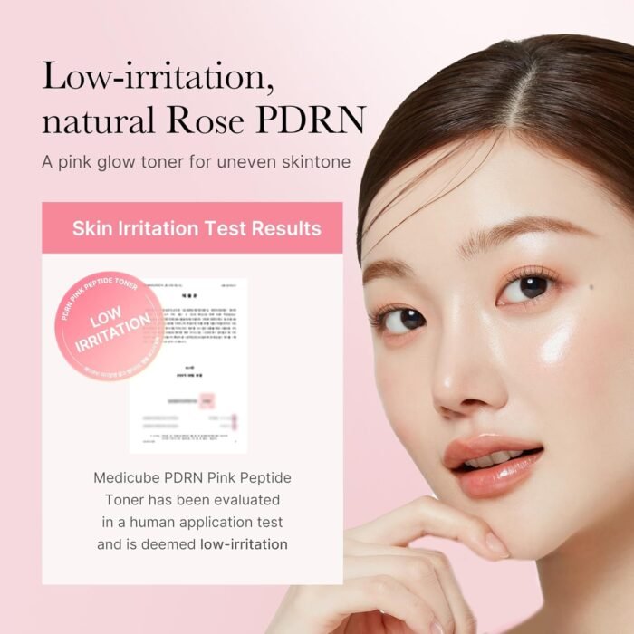 MEDICUBE PDRN PINK CICA SOOTHING TONER 250ML – Image 3
