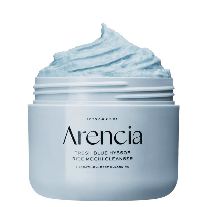Arencia Fresh Blue Hyssop Rice Mochi Cleanser 120g
