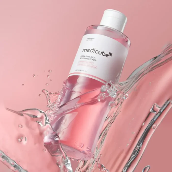 MEDICUBE PDRN PINK CICA SOOTHING TONER 250ML – Image 4