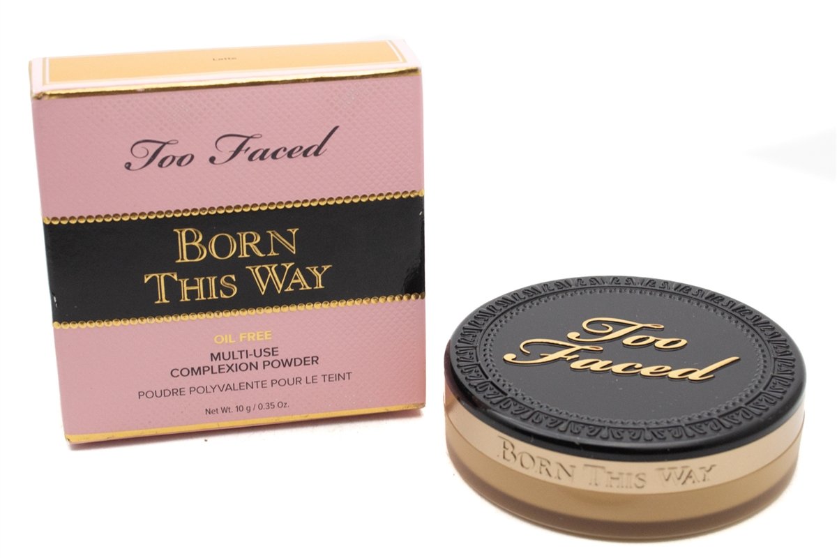 Too Faced Born This Way Multi-Use Powder Foundation Latte – Image 2