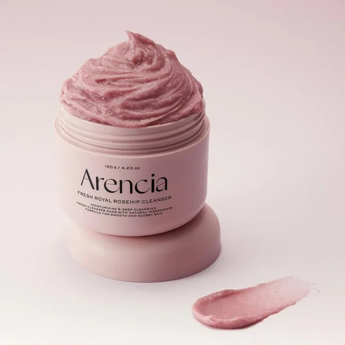 Arencia Fresh Rosehip Rice Mochi Cleanser 120g – Image 4
