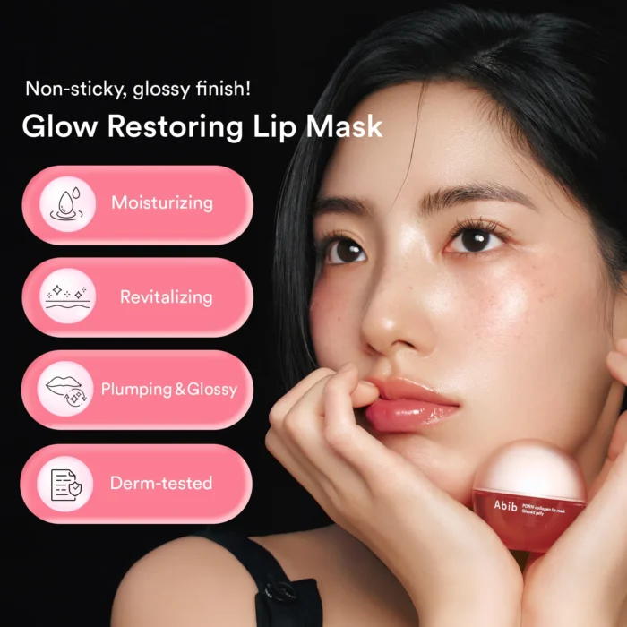 Abib PDRN collagen lip mask Glazed jelly – Image 5