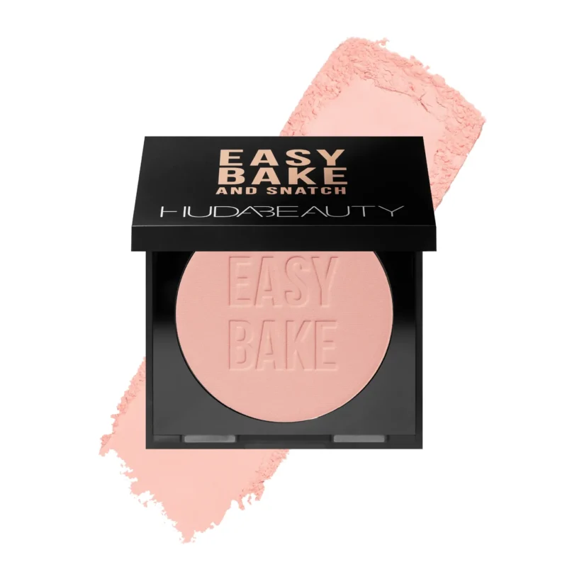 HUDA BEAUTY EASY BAKE AND SNATCH PRESSED BRIGHTENING AND SETTING POWDER – Cherry Blossom Cake