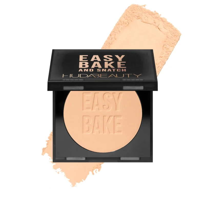 HUDA BEAUTY EASY BAKE AND SNATCH PRESSED BRIGHTENING AND SETTING POWDER – Peach Pie